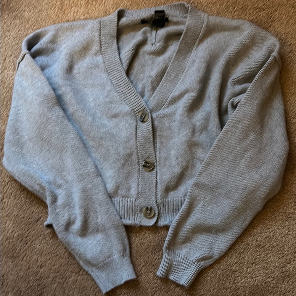 Cozy Light Gray Women's Sweater